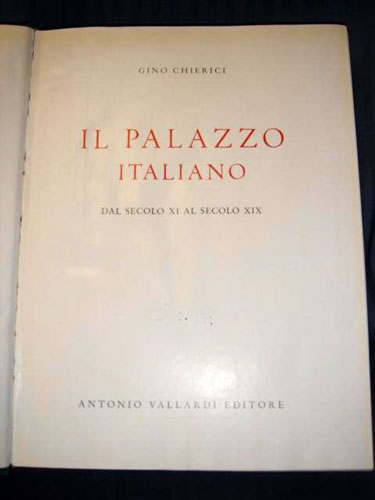 Il Palazo Italiano. Chierici, Italy