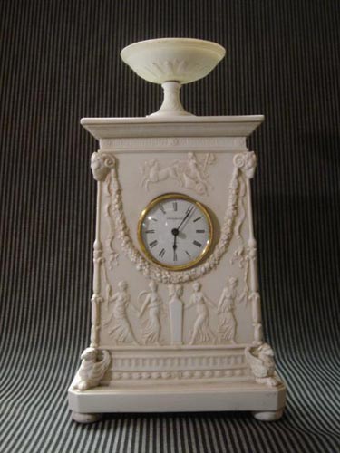 Directoire style Bisque porcelain clock