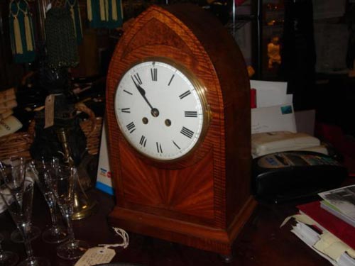 Mahogany archtop westminster chime clock