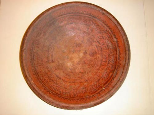Antique Caucasian terracotta slipware