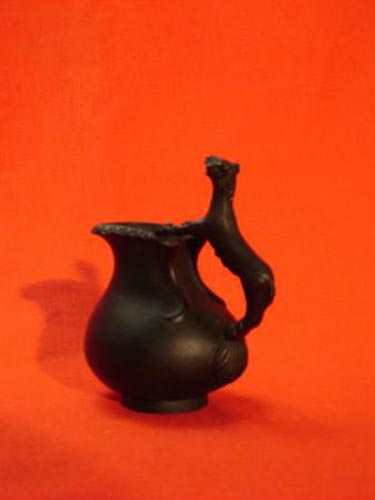 Solid Bronze Roman style wine vessel
