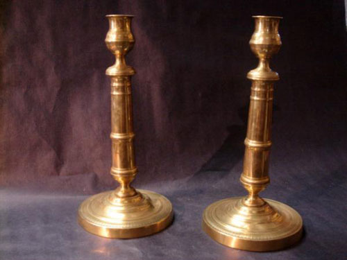 Big French empire candlesticks