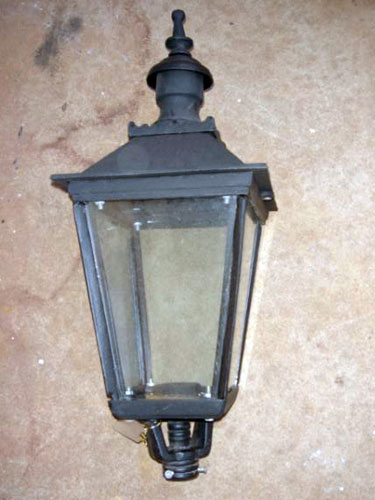 Big Paris iron streetlight lantern top