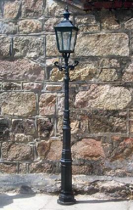 Medium Paris streetlight lamp on column