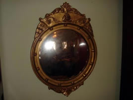 American giltwood mirror