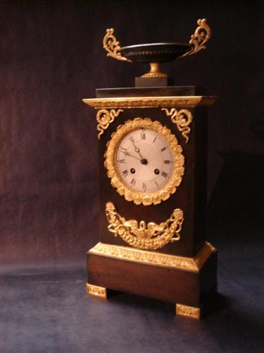 French bronze clock dated 1830