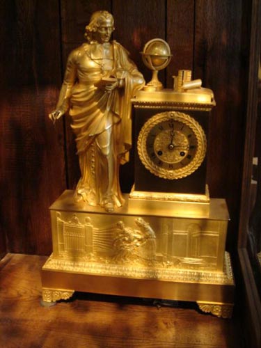 Gilt french Bronze Cardinal clock 1827