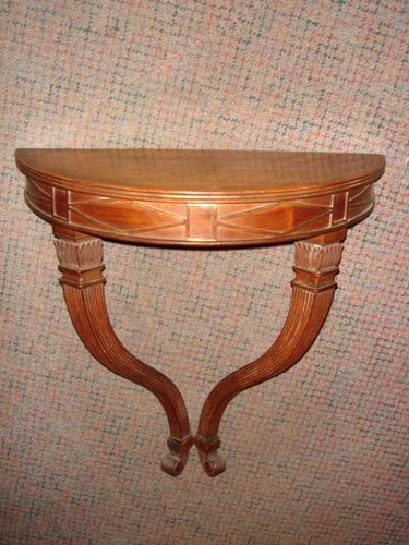 Directoire French Walnut wall console