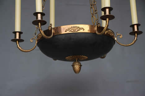 English Victorian Style Brass Chandelier, 15 Arms