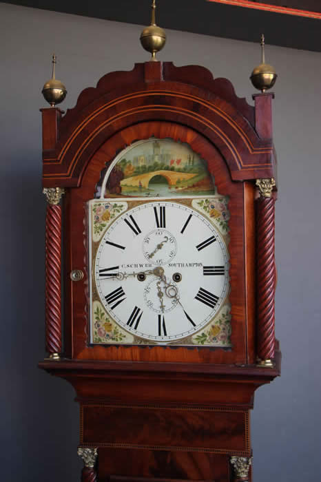 Antique Clocks European French Ormolu Rococo Empire Mahogany German ...