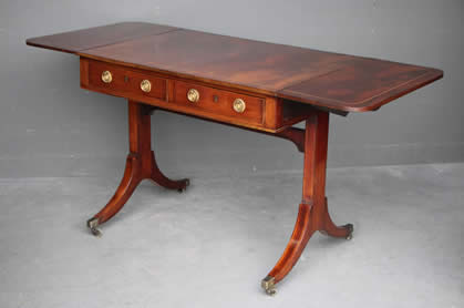 1815 drop side Regency period writing table