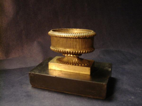 Regency period gilt bronze paperweight