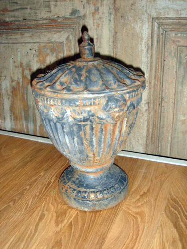 cast iron Chestnut urn