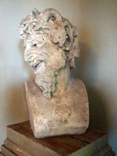 Rare Carved bust of Bacchus Napoleon III