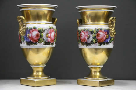 Antique Ceramic Gilt Vases For Sale Fine China Porcelain Terracotta ...